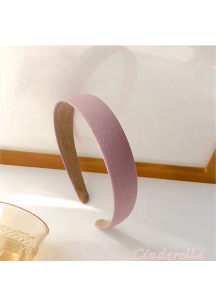 Kadın Hafif Esnek Taç Saç Bandı Pembe Model-1