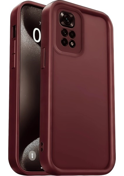 Xiaomi Redmi 10 2022 Kılıf Viera Silikon - BORDO-(5796) - BKS6173-8027