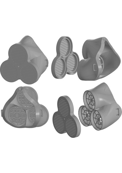 Solunum Cihazı Ld (Plastik Aparattır!!!) 3D