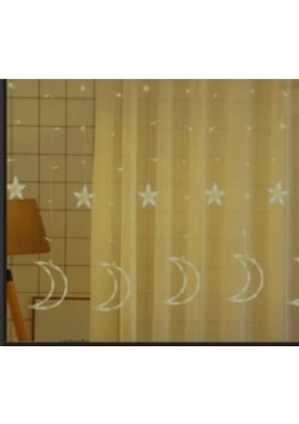 Ay Yıldız Perde LED 3m