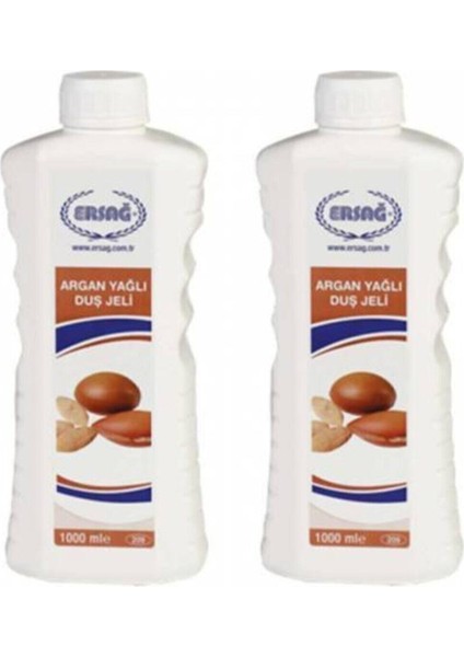 Argan Yağlı Duş Jeli 2adet 1000ml