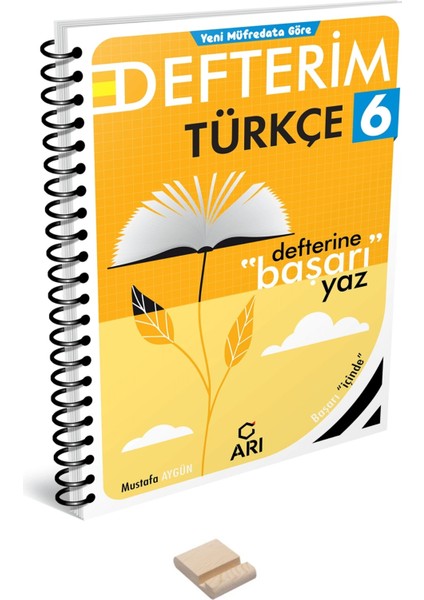 6.sınıf Türkçe Defterim ve Telefon Standı