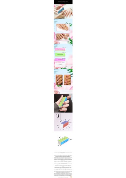 Turk 4 Yüzeyli Tırnak Törpüsü ve Parlatma Blok Sünger Solingen Professional - BKS8925-5008 fiyatları