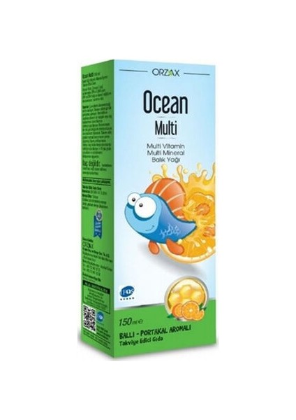 Ocean Multi Ballı Portakal Aromalı Balık Yağı & Imunol Sambucus Vişne Aromalı modelleri