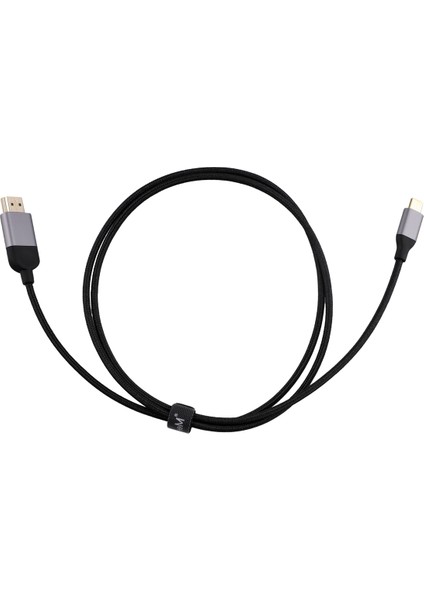 Qgeem Bağlantılar USB Tip C Ila HDMI Uyumlu Kablo Adaptörü 4K30Hz, Video ve Ses Şanzımanı Için Adaptör Kablosu A (Yurt Dışından)