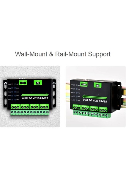 USB - 4ch RS485 Dönüştürücü Modülü Endüstriyel Sınıf Evrensel Seri Iletişim (Yurt Dışından) fiyatları