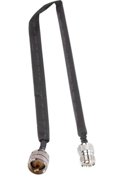 Pencere/kapı Düz ​​rf Koaksiyel Kablo PL295 Uhf Erkek To SO239 Uhf Kadın 50 Ohm Rf Coax Pigtail Uzatma Kablosu, 40CM (Yurt Dışından)