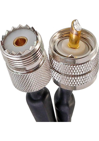 Pencere/kapı Düz ​​rf Koaksiyel Kablo PL295 Uhf Erkek To SO239 Uhf Kadın 50 Ohm Rf Coax Pigtail Uzatma Kablosu, 40CM (Yurt Dışından) indirimleri