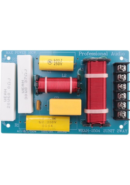 350W 2 Yollu Ses Hoparlör Crossover 3200Hz Yüksek ve Düşük Frekanslı Bölücü Hifi Yüksek Fidelity Crossover Filtre (Yurt Dışından) modelleri