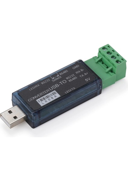LX08A USB-485, USB-RS232 485 Çift Fonksiyon Dönüştürücü Iki Yönlü Şeffaf Şanzıman 500M Seri Kablo (Yurt Dışından)