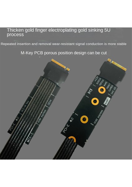 M.2-Pcıe X16 SSD Için Çok Fonksiyonlu Uygun VGA Adaptör Kablosu M.2 Nvme Gen4 Ila Pcıe 4.0 X4ES, 15CM (Yurt Dışından) fırsatları