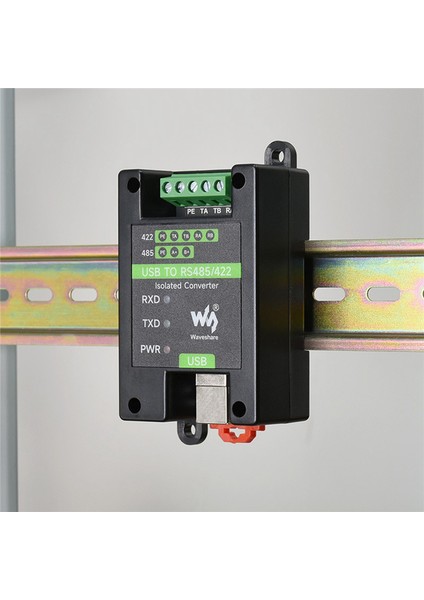 Waveshare Usb&#39;ye RS485/422 Rail Tipi Endüstriyel Izole Dönüştürücü FT232/SP485 Chıp FT232RNL 300BPS-3MBPS USB Dönüştürücü (Yurt Dışından)