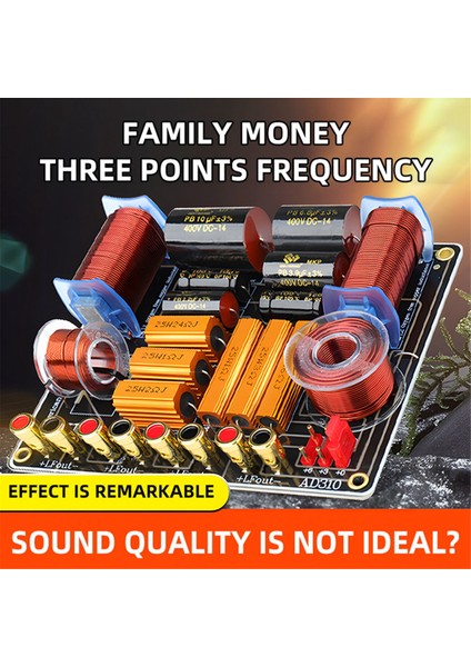 Üç Yollu 450W Profesyonel Hoparlör Yüksek Güçlü Splitter 750Hz/5000Hz Sahne Ev Sineması 3 Birim Ses Crossover Filtresi (Yurt Dışından) fiyatları