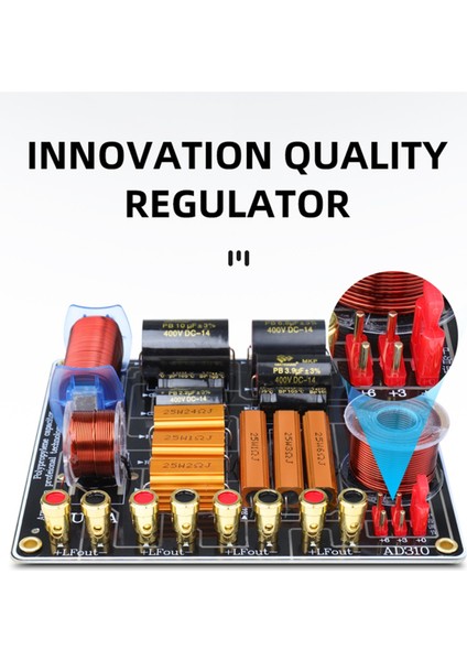 Üç Yollu 450W Profesyonel Hoparlör Yüksek Güçlü Splitter 750Hz/5000Hz Sahne Ev Sineması 3 Birim Ses Crossover Filtresi (Yurt Dışından) modelleri