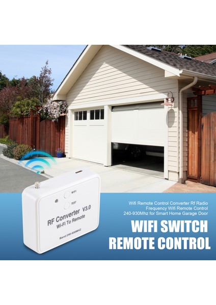 Wifi Uzaktan Kumanda Dönüştürücü Rf Radyo Frekansı Wifi Uzaktan Kumanda Akıllı Ev Garaj Kapısı Için 240-930MHZ (Yurt Dışından) fırsatları