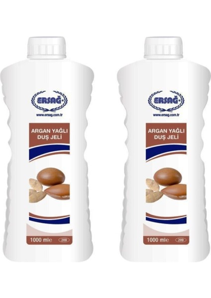 Argan Yağlı Duş Jeli 1000 Ml 2 Adet