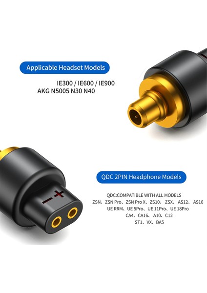 Qdc Mmcx Adaptörü Mmcx - Qdc Adaptör Dişi - IE600 IE900 Akg N5005 N30 N40 B Için (Yurt Dışından) indirimleri