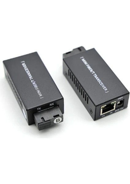 1 Çift Gigabit 100/1000M A/b Sc Ethernet Fiber Anahtar Medya Dönüştürücüsü RJ45 Optik Alıcı Yalancı 20KM Fibra Anahtarı (Yurt Dışından)