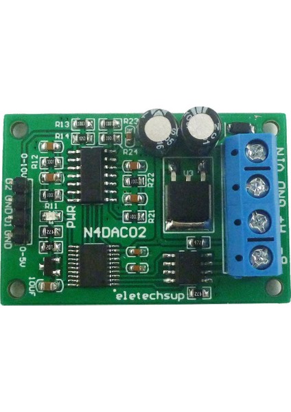 Dc 12V 0-5V 0-10V Voltaj Sinyal Jeneratörü Dac Dönüştürücü Modülü RS485 Plc Ölçüm Aletleri Için Modbus Rtu (Yurt Dışından)