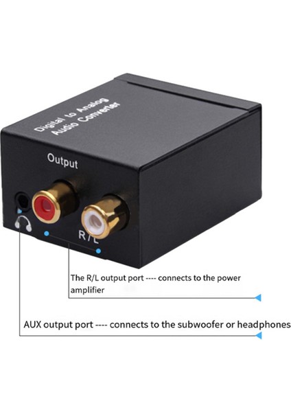 Dijital Ses Kodlayıcı 3.5mm Jack Koaksiyel Optik Fiber Dijitalden Analog Ses Dönüştürücüsü Spdıf Dijital Ses Amplifikatörü (Yurt Dışından) fiyatları