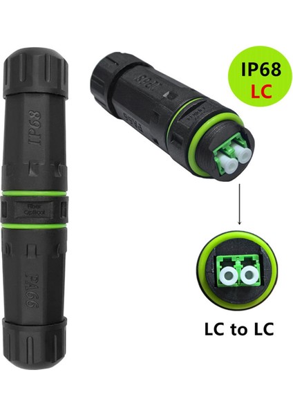 P68 Su Geçirmez Lc Çift Çekirdek Fiber Optik Kuplör Lc Fiber Optik Kablo Uzatma Için Fiber Optik Kablo Uzunluğunu Genişletin (Yurt Dışından) modelleri