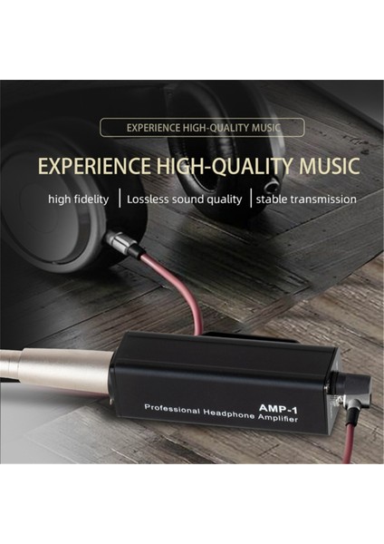 Evrensel Xlr - 3,5 mm Kulaklık Amplifikatörü Müzik Aşığı Için Çıkış Hacmi Kontrolü ile Parazit Yok Hıfı Ses Kalitesi (Yurt Dışından) indirimleri