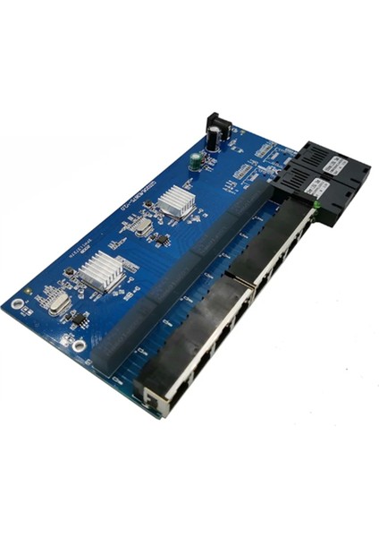 3 Pcs 10/100/1000M Gigabit Ethernet Anahtarı Fiber Optik Ortam Dönüştürücüsü Pcba 8 RJ45 Utp ve 2 Sc Fiber Port Kartı Pcb (Yurt Dışından)