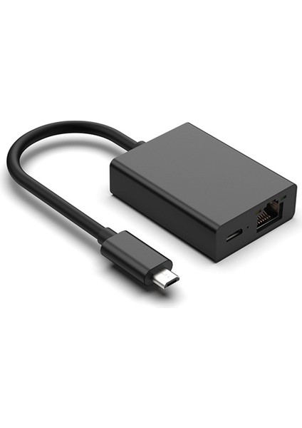 Micro-Usb Ağ Kartı Ethernet Adaptörü 100M Ağ Kartı Adaptörü 4K Fire Tv Stick Ethernet Anahtarı Yönlendirici (Yurt Dışından)