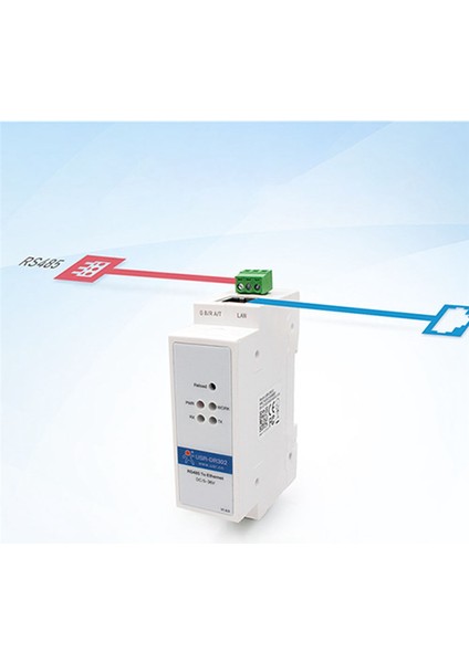 USR-DR302 Dın Rayrak Seri RS485-ETHERNET Tcp Ip Sunucusu Modülü Ethernet Dönüştürücü Modbus Rtu-Modbus Tcp Ünitesi (Yurt Dışından) fiyatları