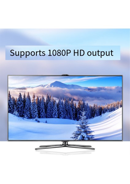 Pc Dizüstü Tv Kutusu Bilgisayar Ekran Projektör Beyaz Için 1080P HDMI Uygun VGA Adaptör Dönüştürücü (Yurt Dışından) fırsatları