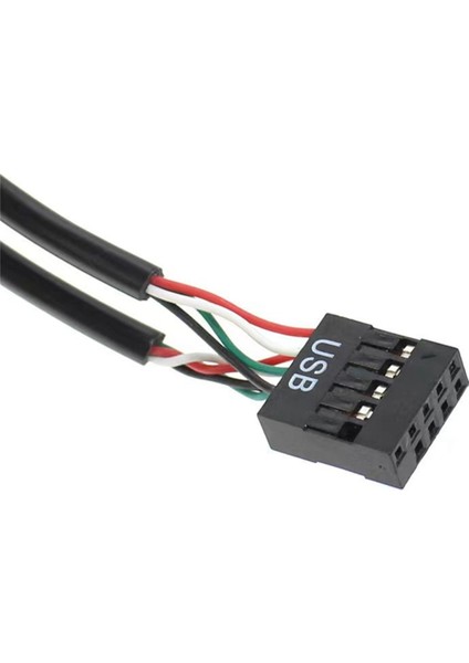 1&#39;den 2 Adaptör Kablosu Anakart 9pin Konnektörü USB Pimi Fiş ve Oynat Anakart Adaptör Kablosu (Yurt Dışından) modelleri