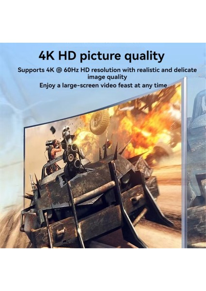 HDMI ile Uyumlu Dp Kablo Dönüştürücü Dizüstü Bilgisayar Ana Bilgisayar Harici Monitör Tv ile Hd 4K 60Hz Bağlantı Kablosu (Yurt Dışından) fırsatları