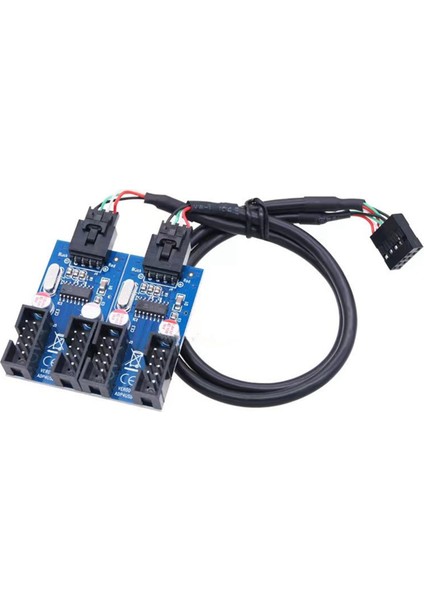 1&#39;den 1 Adaptör Kablosu Anakart 9pin Konnektörü USB Pimi Fiş ve Oynat Anakart Adaptör Kablosu (Yurt Dışından) modelleri