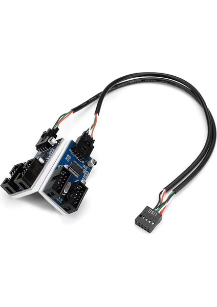 1&#39;den 1 Adaptör Kablosu Anakart 9pin Konnektörü USB Pimi Fiş ve Oynat Anakart Adaptör Kablosu (Yurt Dışından) indirimleri