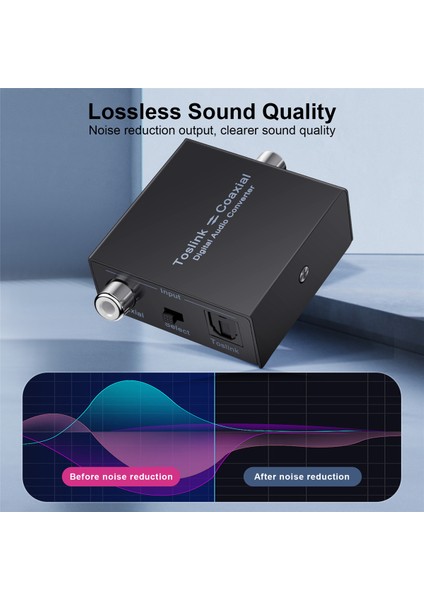 Dijital Ses Dönüştürücü Iki Yönlü Rca Dijital Koaksiyel-Optik Toslink Dönüştürücü Optik Spdıf Toslink Ila Koaksiyel (Yurt Dışından) indirimleri
