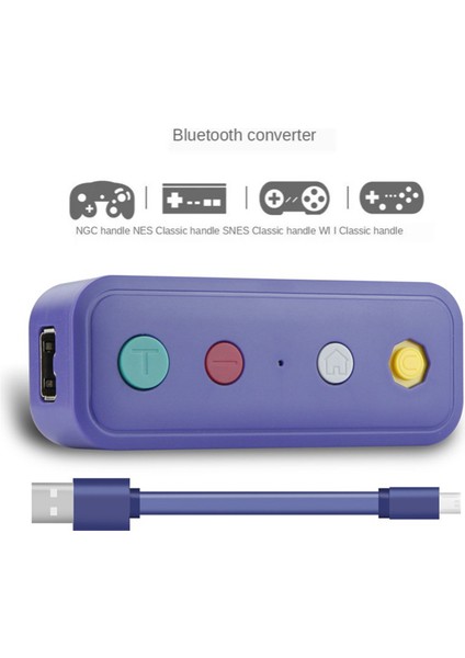 Wii Classic Için Game Cube/classic Edition Için Nintendo Switch Için USB Kablolu Kablosuz Bluetooth Adaptör Dönüştürücü (Yurt Dışından) fırsatları