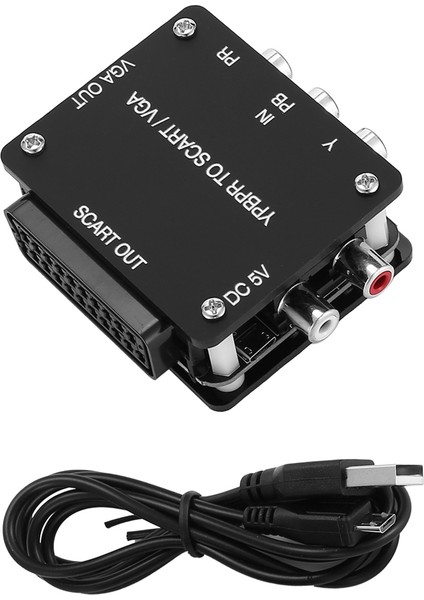 Yuv - Rgbs Ypbpr&#39;ye Ypbpr&#39;yi VGA Bileşen Transkod Converter Oyun Konsoluna Skart&#39;a, Rgbs&#39;ye Renk Farkı Bileşeni (Yurt Dışından) modelleri