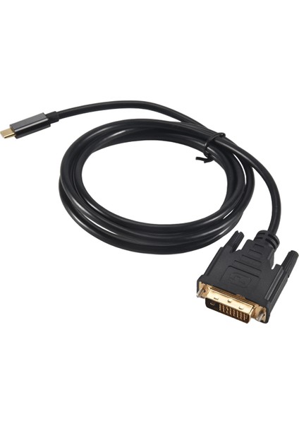 USB C Tipi - DVI Kablosu USB Tip C - DVI 24+1 Adaptör 4K 30Hz (6ft/1.8m) 2017/2016 MacBook Pro Için Thunderbolt 3 Için (Yurt Dışından) modelleri