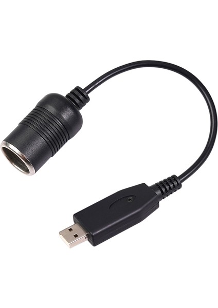 Xiaomi Power Bank Için Kablolu Denetleyici Dönüştürücü Adaptör USB Bağlantı Noktası 12V Araç Çakır Soket Kadın Güç Kablosu (Yurt Dışından)