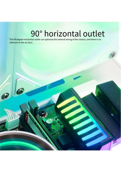 Dıy Güç Kaynağı 90 Derece Anakart 24PIN Adaptör Argb Dik Açı Güç Kaynağı Direksiyon Konnektörü Beyaz (Yurt Dışından) modelleri