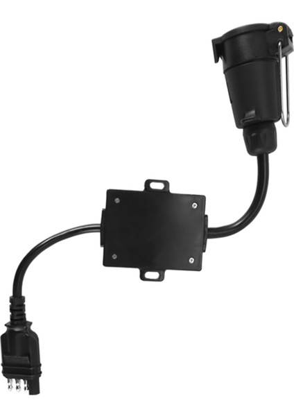 Römork Işık Bizi Avrupa&#39;ya Dönüştürücü 4 Yolu Düz Soket (Amerikan Araç) - 7 Yollu Yuvarlak Soket (Avrupa Fragmanı) (Yurt Dışından) indirimleri