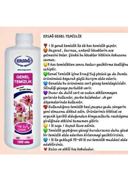 " Genel Temizlik Hoş Kokulu (5 Adet) fırsatları