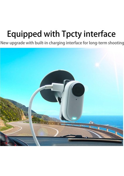 360 ° Dönen Eylem Kamerası Vlog Için Hızlı Serbest Bırakma Aksesuarları ile C Tip Arabirim ile INSTA360 Go 3 Için Pivot Stands (Yurt Dışından) fiyatları