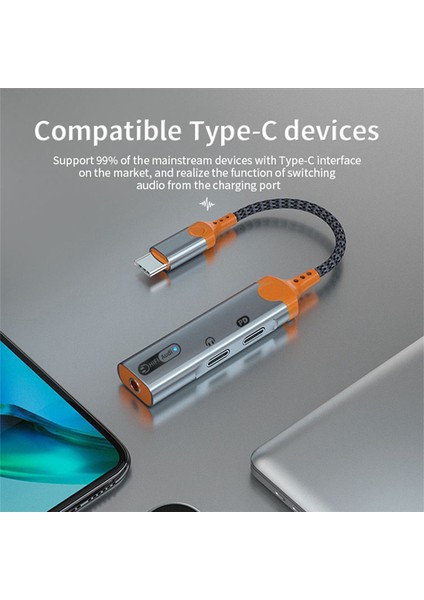 3 Aradan 1 Kulaklık Jak Adaptörü PD60W Hızlı Şarj Ayırıcı Tip C-3.5mm Dac Audio Çift Tip C Kulak Dönüştürücü-B (Yurt Dışından) indirimleri