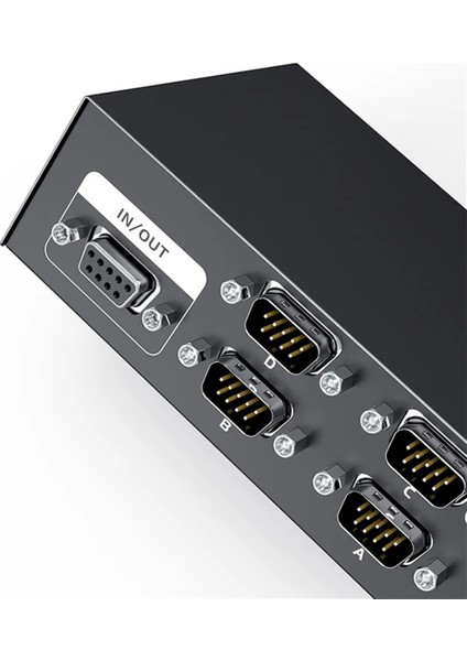 RS232 Anahtar 4 In 1 Out RS232 Seri Db9 Pın Swıtcher 4x1 Pc Konsolu Yazıcı Paylaşımı Seçici Denetleyicisi Için (Yurt Dışından) fırsatları