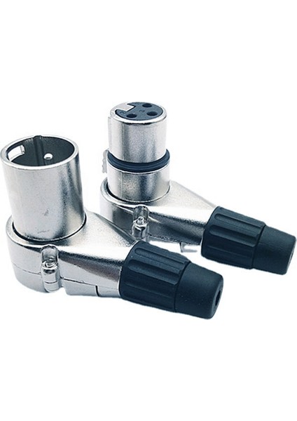 1pair 3pin Dik Açılı Xlr Konektörü Erkek ve Dişi Xlr 3 Pin Micphone Fiş Ses Kablosu Konnektörü (Yurt Dışından) fiyatları