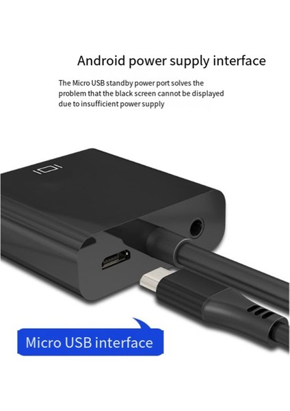 Hd 1080P HDMI ile Uyumlu VGA Dönüştürücü Ses Kablosu ile HDMI ile Uyumlu VGA Video Video Kablosu Dizüstü Bilgisayar Projektörü Için (Yurt Dışından) fırsatları