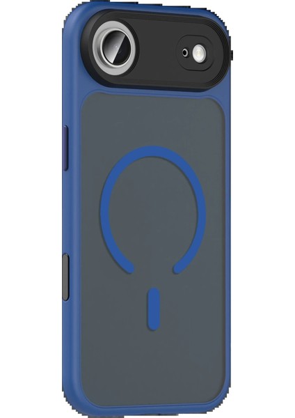 Apple iPhone 17 Air Megane Magsafe Kapak - LACIVERT-(5796) - BKS7141-2396 modelleri