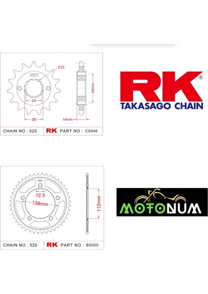 Honda Vt 750 C Shadow 02-08 Premium Dişli Seti - Yüksek Performans ve Uzun Ömür