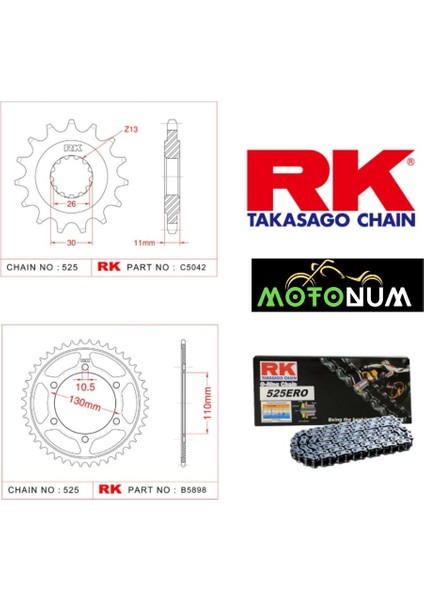 Yamaha Tracer 900 18-20 Rk Premium Zincir Dişli Seti - Yüksek Performans ve Uzun Ömür